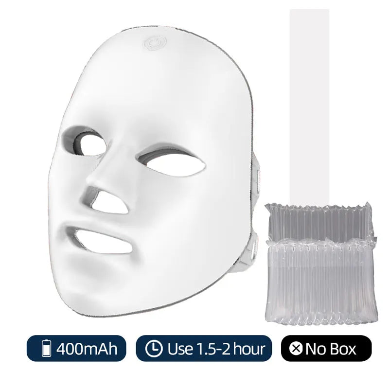 Facial LED Mask 7 Colors LED Face Mask LED Repair Skin Beauty Machine Wireless Use
